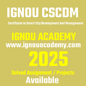 IGNOU CSCDM SOLVED ASSIGNMENT 2025